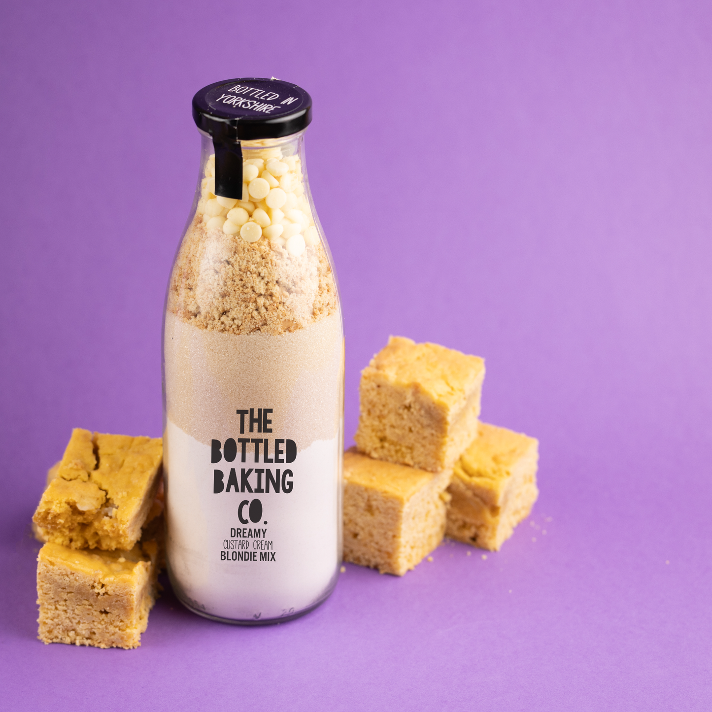 The Bottled Baking Co Custard Cream Blondie Mix