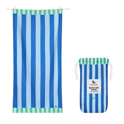 Dock & Bay Quick Dry Towel - Blue Sky: Large (160x90cm)