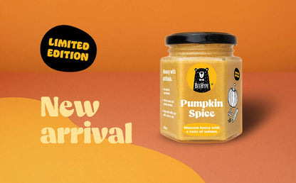 Pumpkin Spice Honey - blossom honey with a taste of autumn