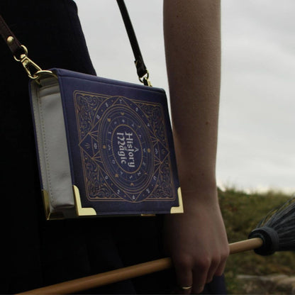A History of Magic Book Handbag Crossbody Purse: Small