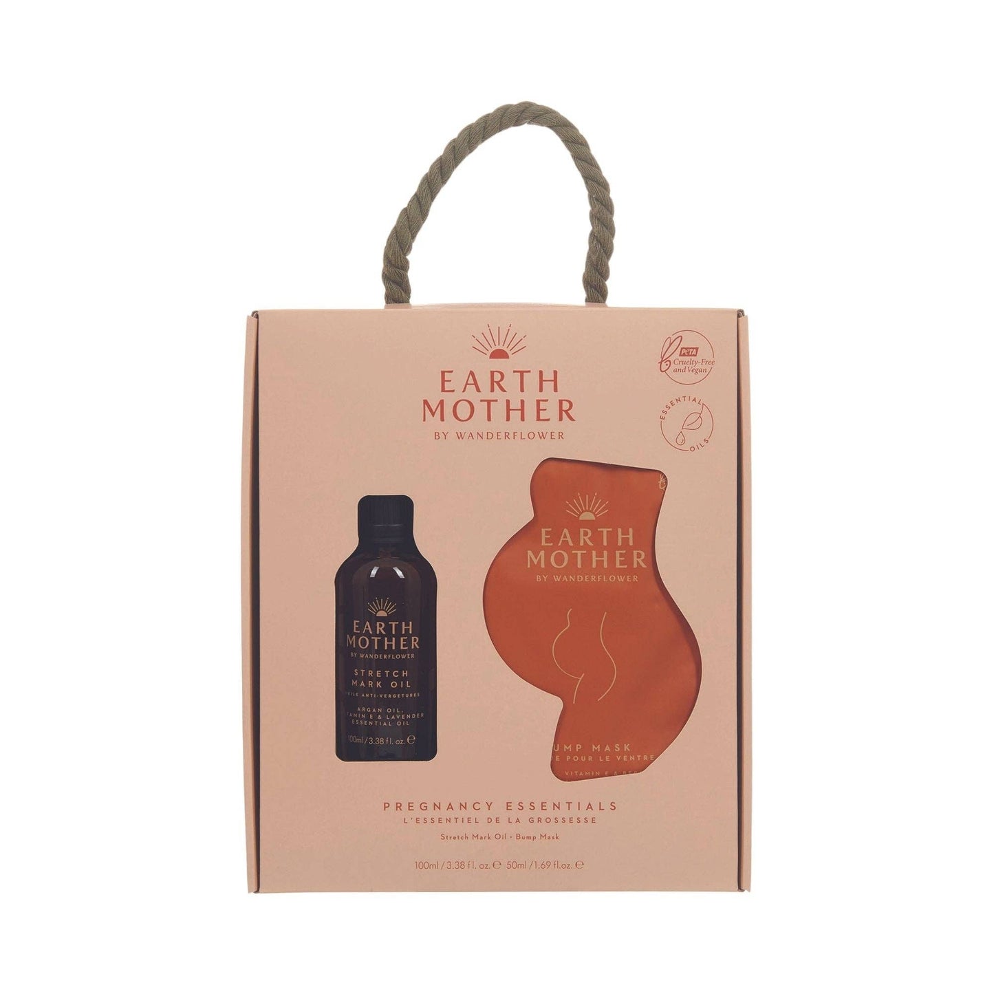 Earth Mother® Pregnancy Essentials Set - Bump Mask & Oil
