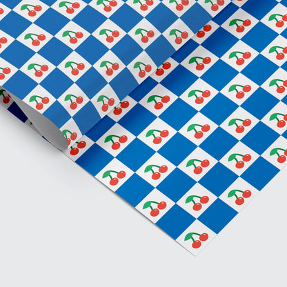 Cherry Gift Wrap Sheets | Cute Cherry Wrapping Paper Sheets