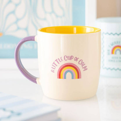 A Little Cup of Calm Rainbow Mug