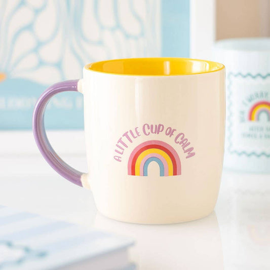 A Little Cup of Calm Rainbow Mug