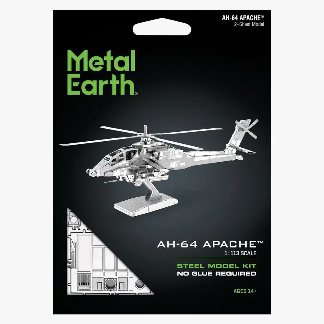 Metal Earth - Apache Helicopter