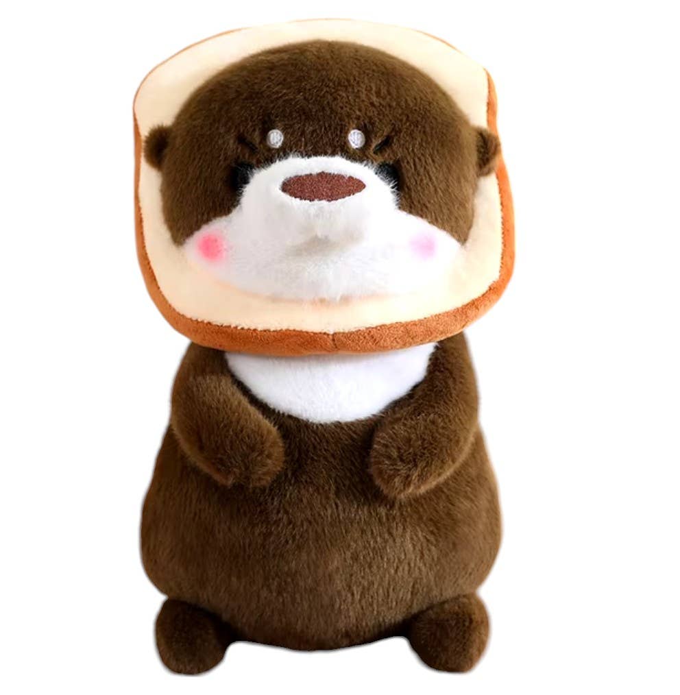 Cute Otter Stuffed Plush Toy (30cm): Dark - Bread