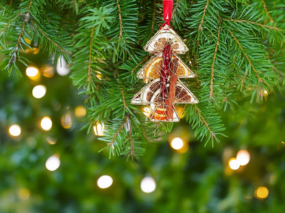 Handmade Metal Christmas Tree Decoration – Scented with Christmas Spice