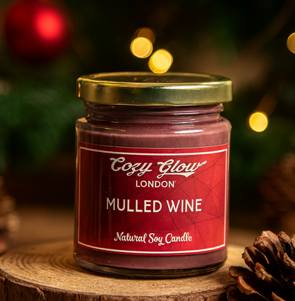 Bougie de soja aux épices d’hiver