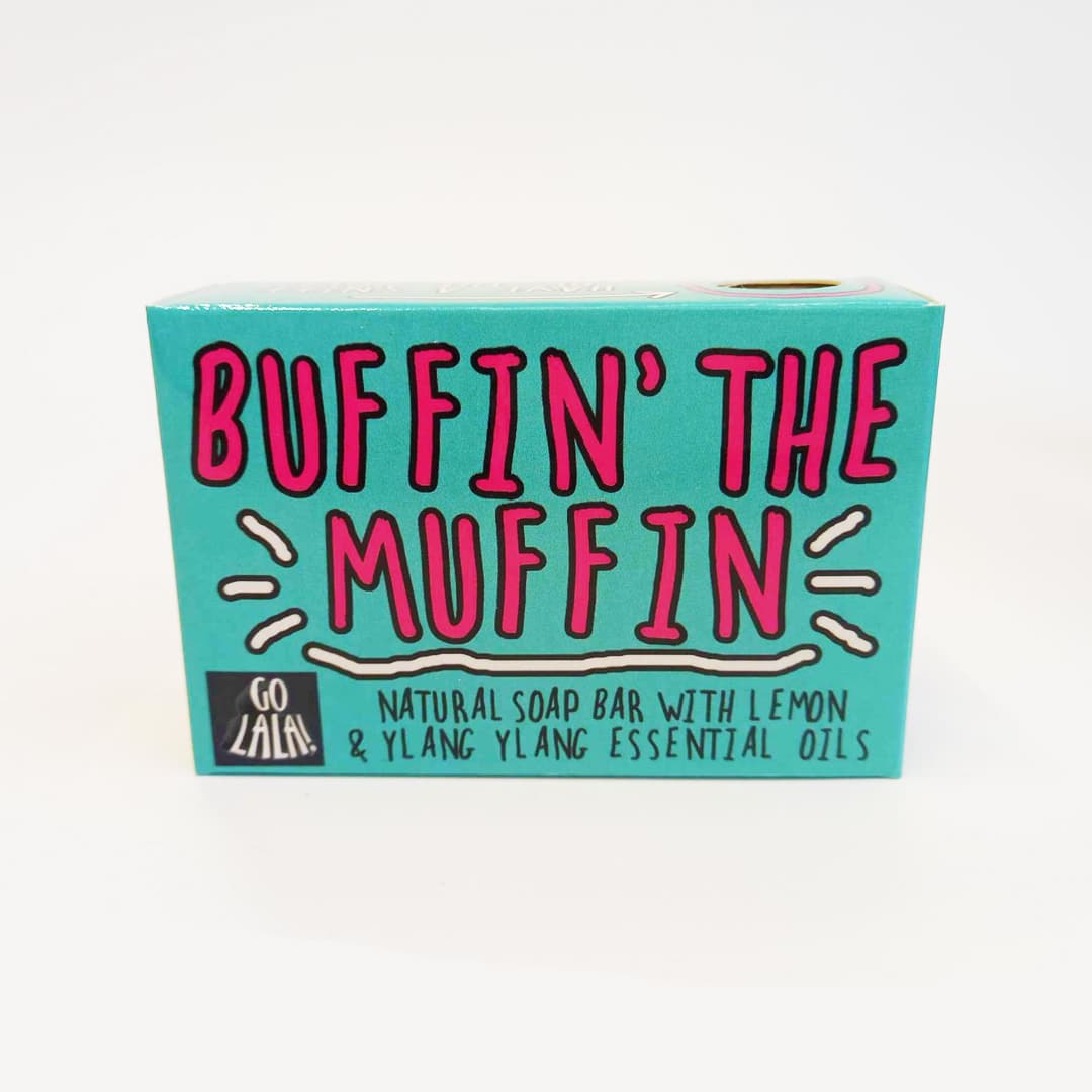 Buffin the Muffin Soap Bar