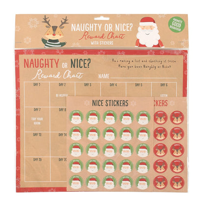 Naughty Or Nice Christmas Reward Chart