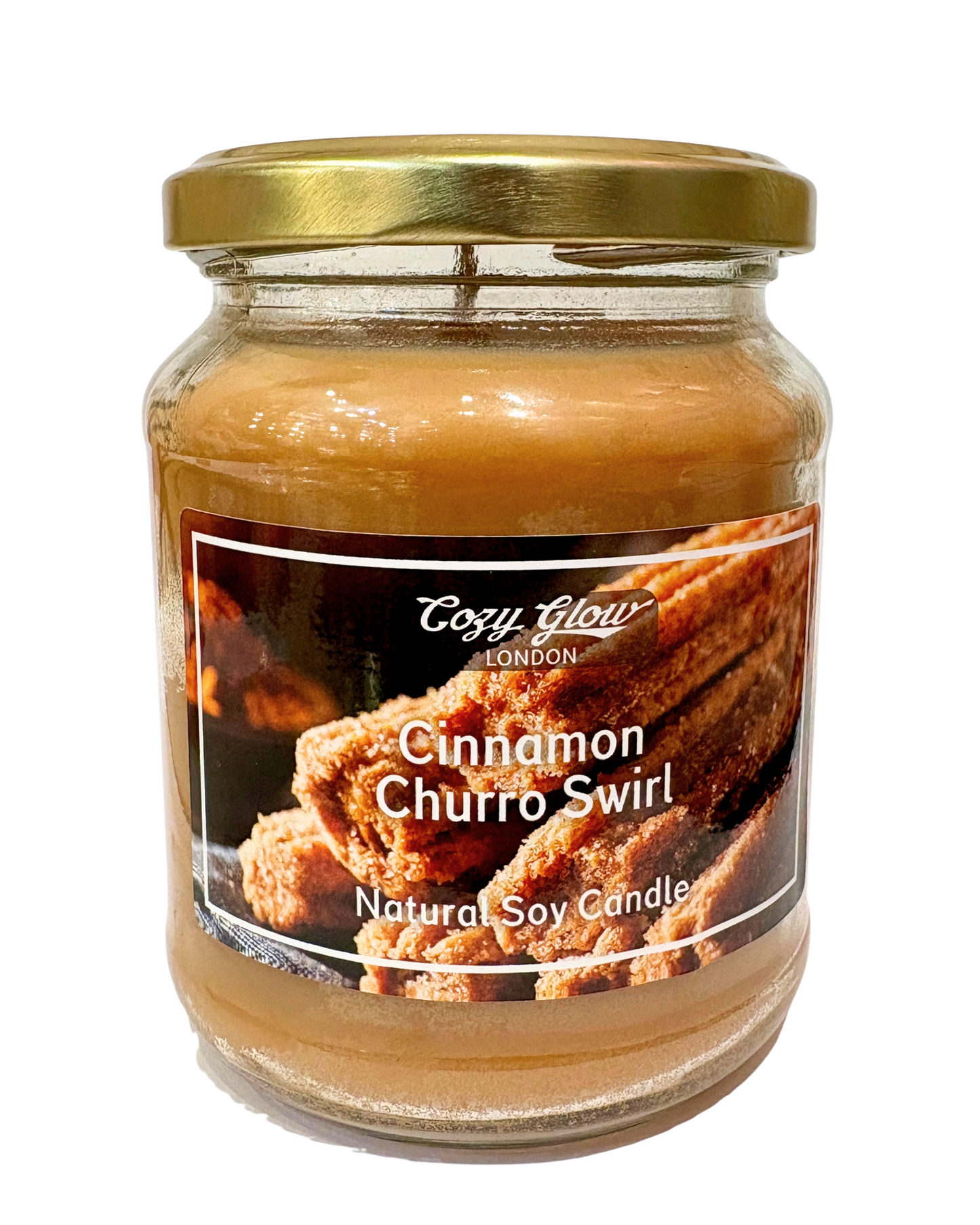 Cinnamon Churro Swirl Soy Candle