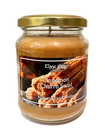 Cinnamon Churro Swirl Soy Candle