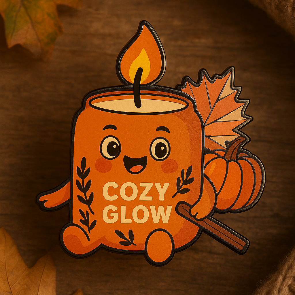 Pumpkin Spice Penny Limited Edition Enamel Pin | Cozy Characters Series