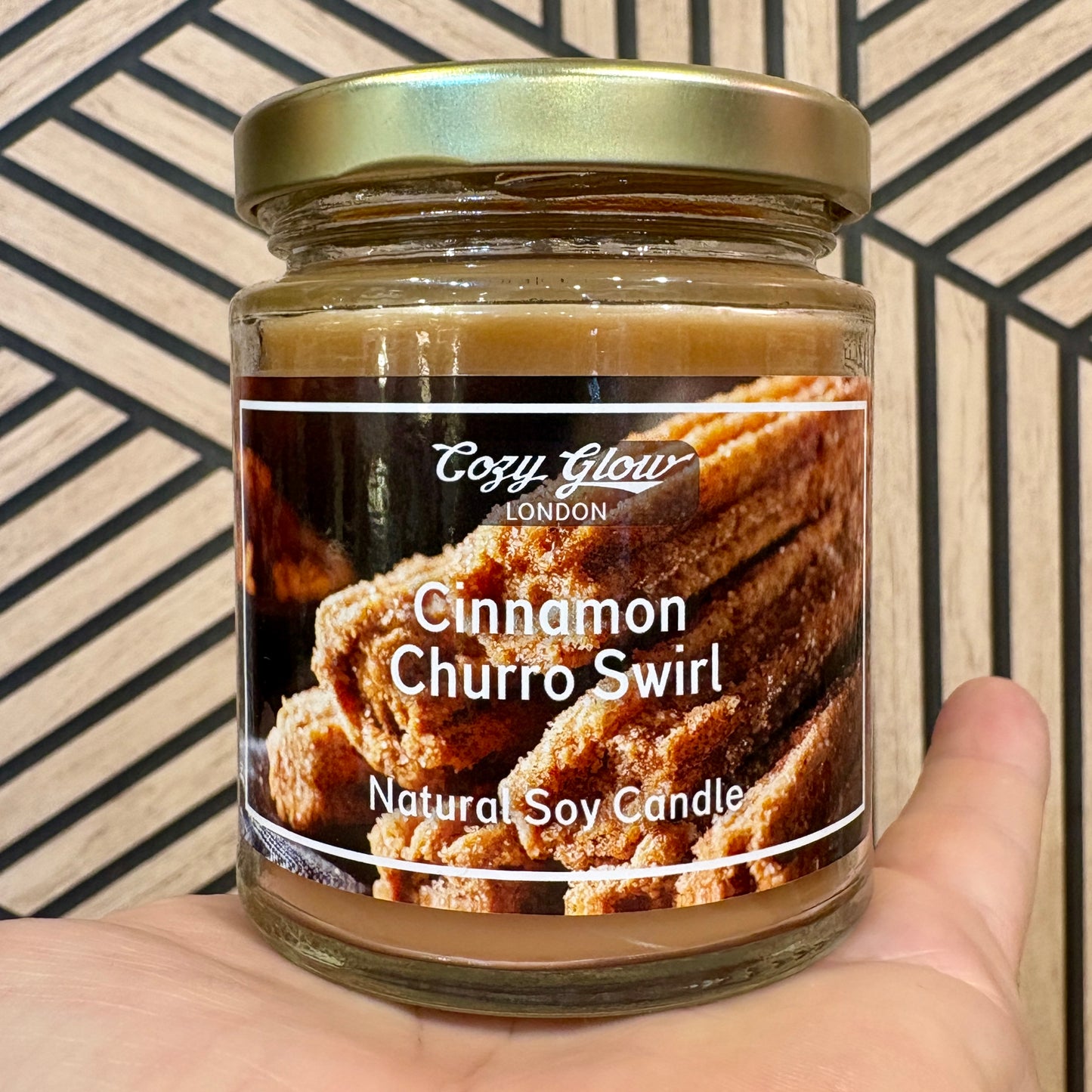 Cinnamon Churro Swirl Soy Candle