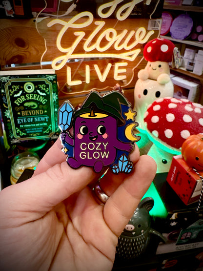 Luna the Mystic Enamel Pin | Cozy Character Series