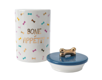 Pot à friandises en céramique « Bone Appetit » de Top Dog