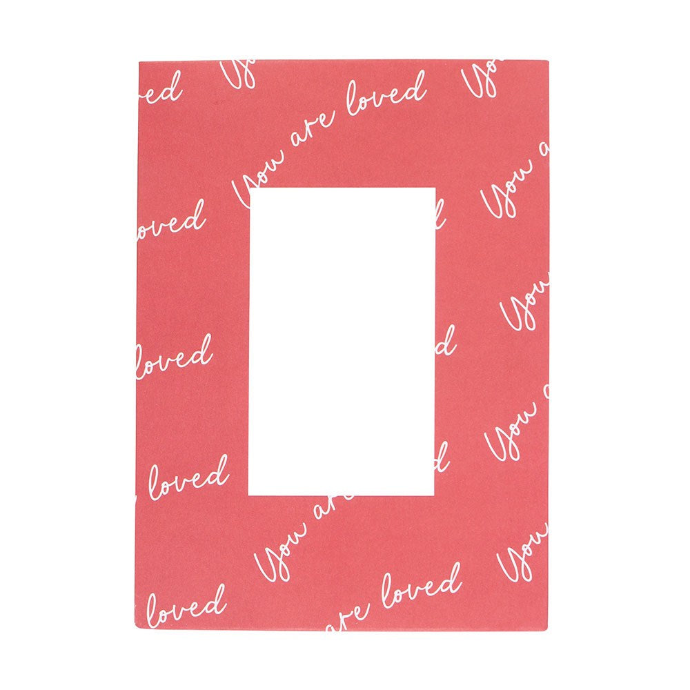 You Are Loved Heart Necklace Greeting Card