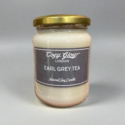 Bougie de soja au thé Earl Grey