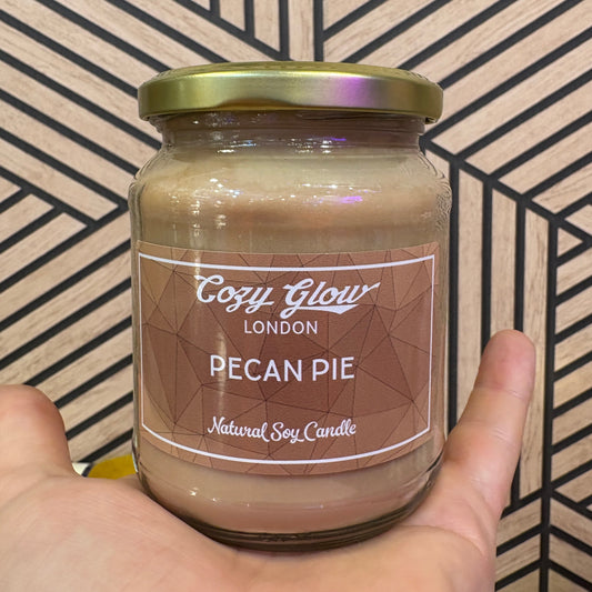 Bougie de soja tarte aux pacanes