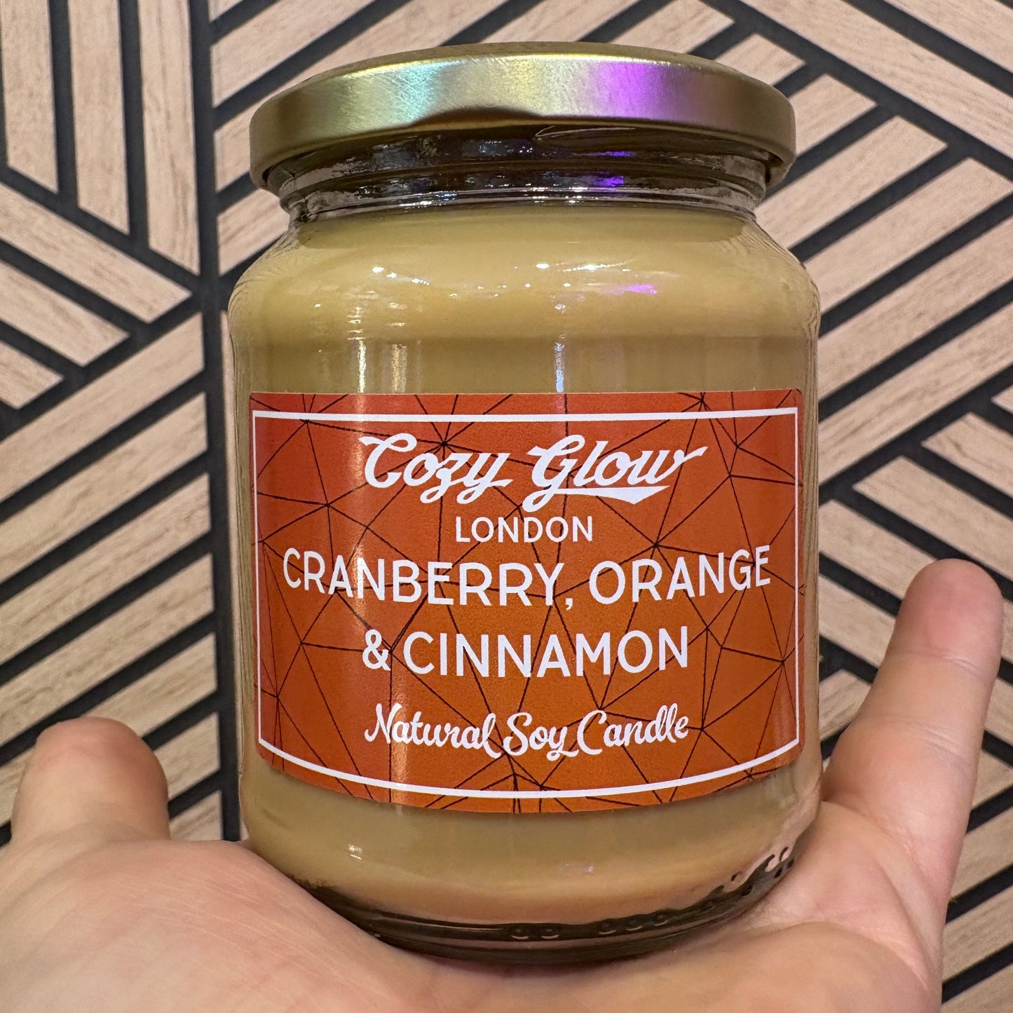 Cranberry, Orange & Cinnamon Soy Candle | Festive Fruit & Spice Blend