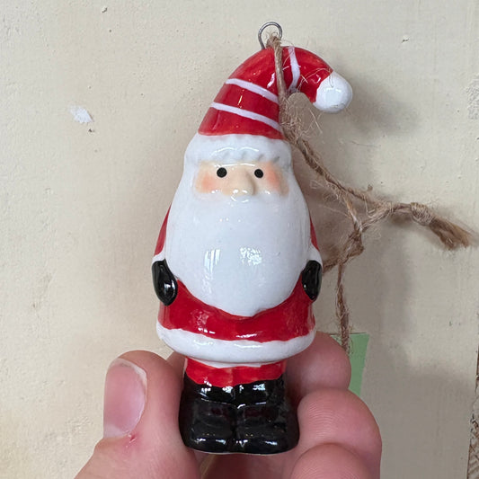 Santa Hanging Deco, 7Cm