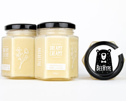 Dreamy Creamy - Raw Wildflower Blossom Honey Straight From The Hive