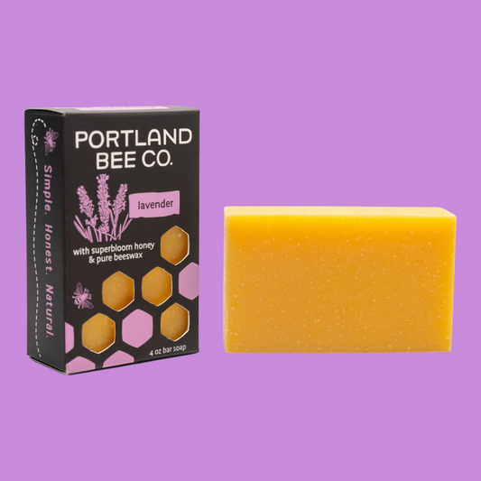 Beeswax & Honey Soap Bar- Lavender