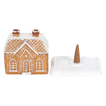 Christmas Gingerbread House Incense Cone Burner