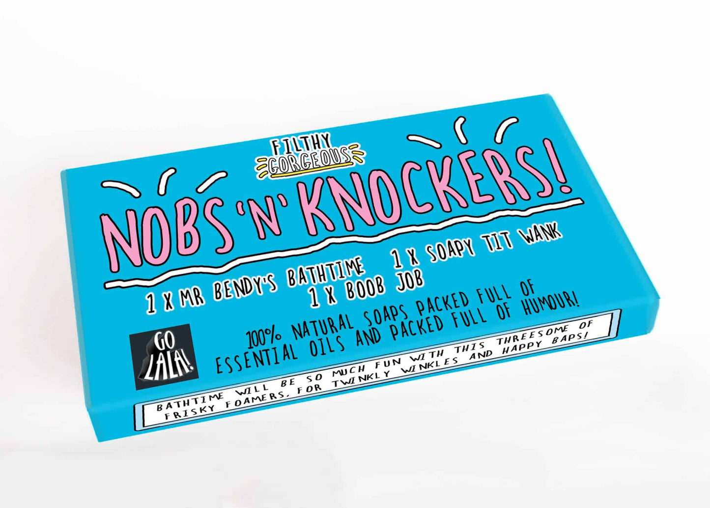Nobs ‘N’ Knockers – Gift Set Of Three Soap Bars