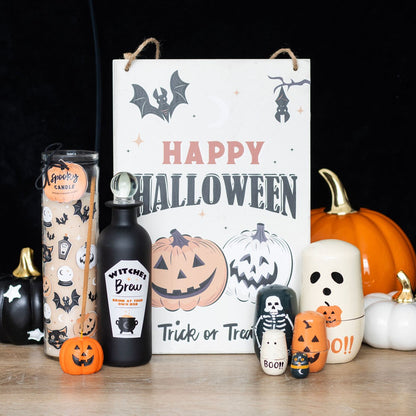 Spooky Spiced Pumpkin Tube Candle