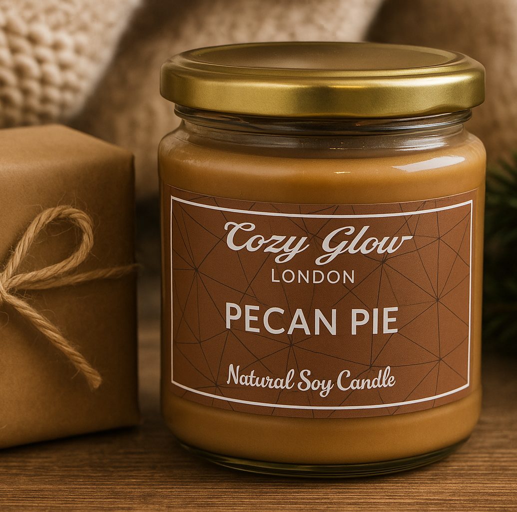 Bougie de soja tarte aux pacanes