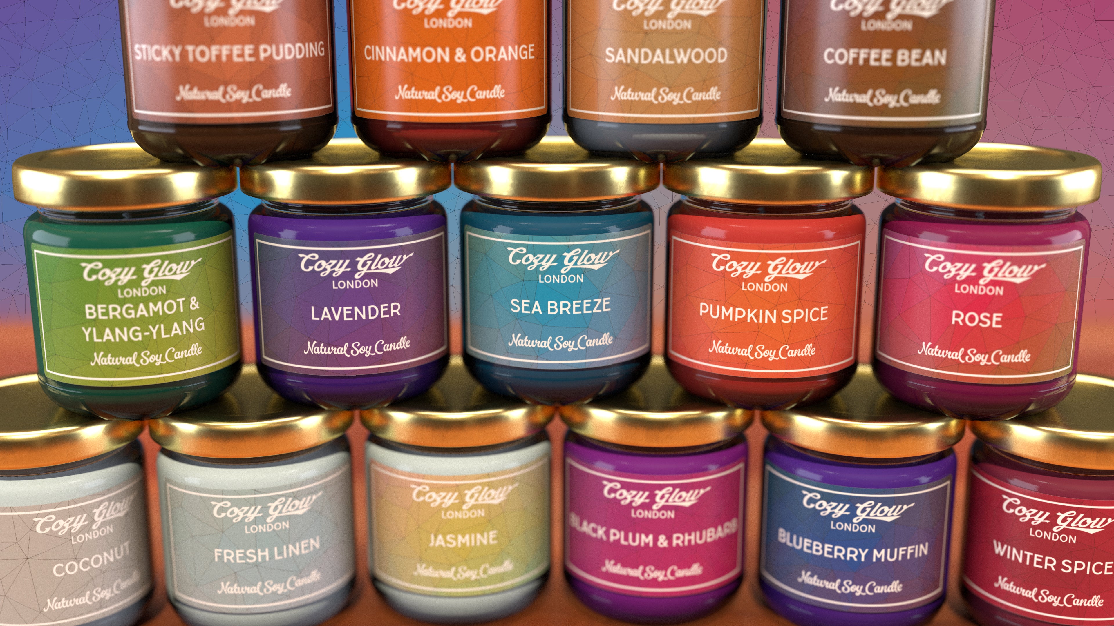 Cozy Glow Regular Soy Candles