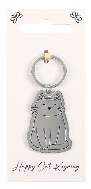 Happy Cat Keyrings