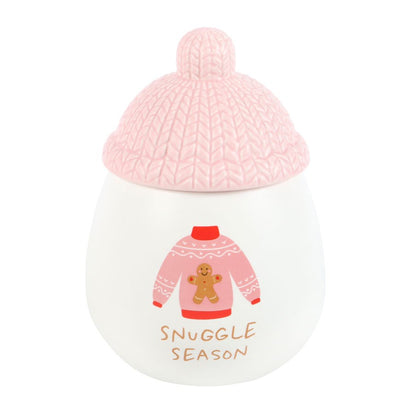 Snuggle Season Pink Bobble Hat Oil Burner