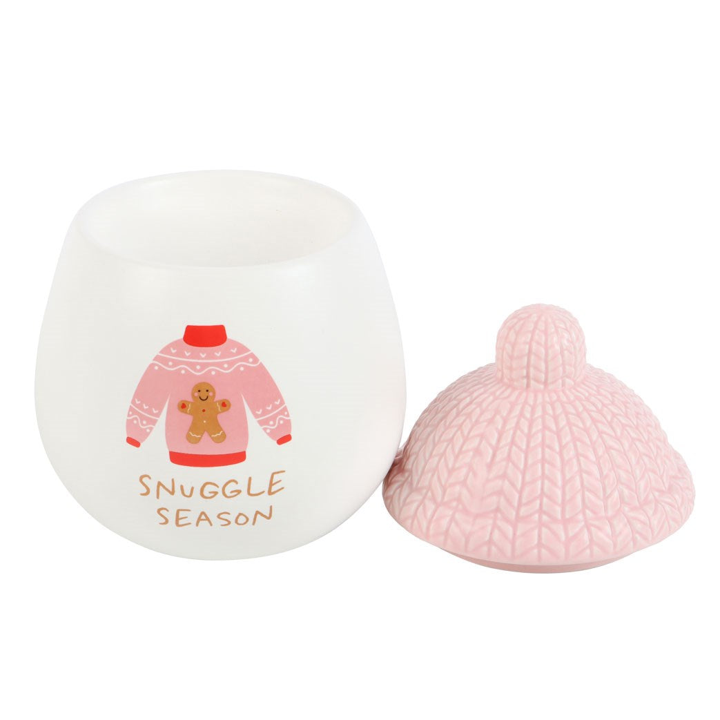 Snuggle Season Pink Bobble Hat Oil Burner