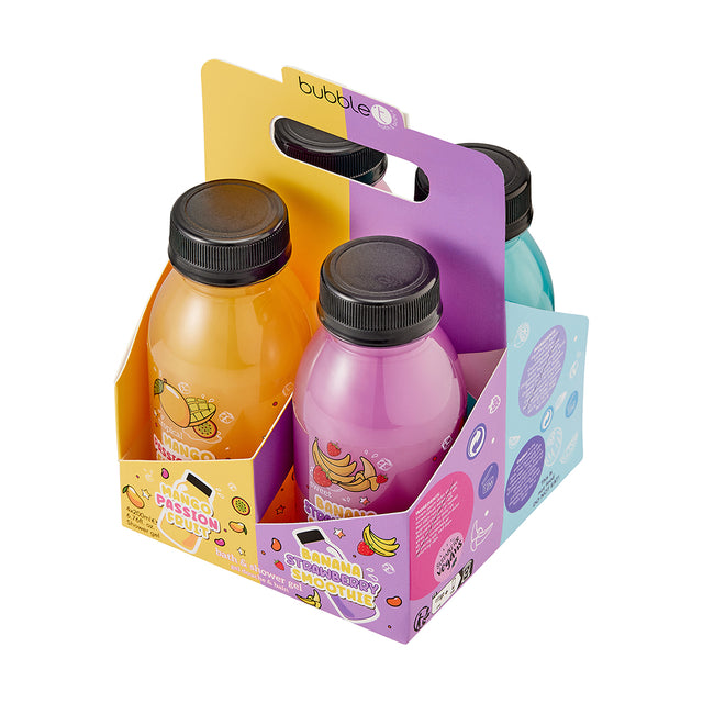 Coffret cadeau nettoyant pour le corps Smoothie (4 x 200 ml) 