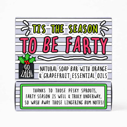 Season to be Farty -  Soap Orange grapefruit  - Funny Gift 