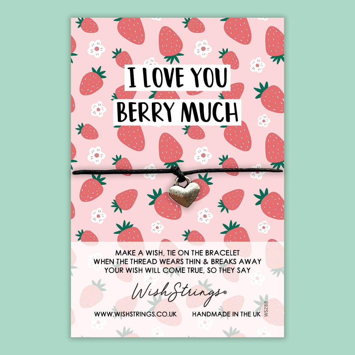 I Love You Berry Much - Wishstrings Bracelet 