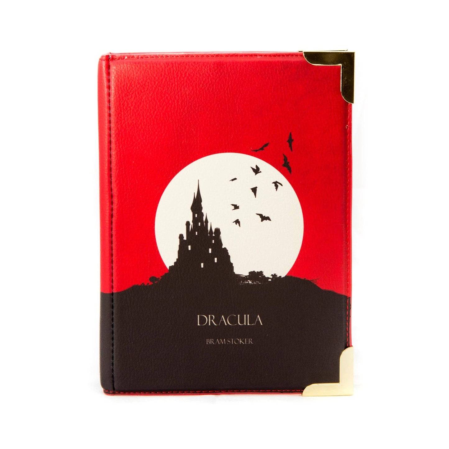Dracula Moon Red Book Handbag Crossbody Purse: Small