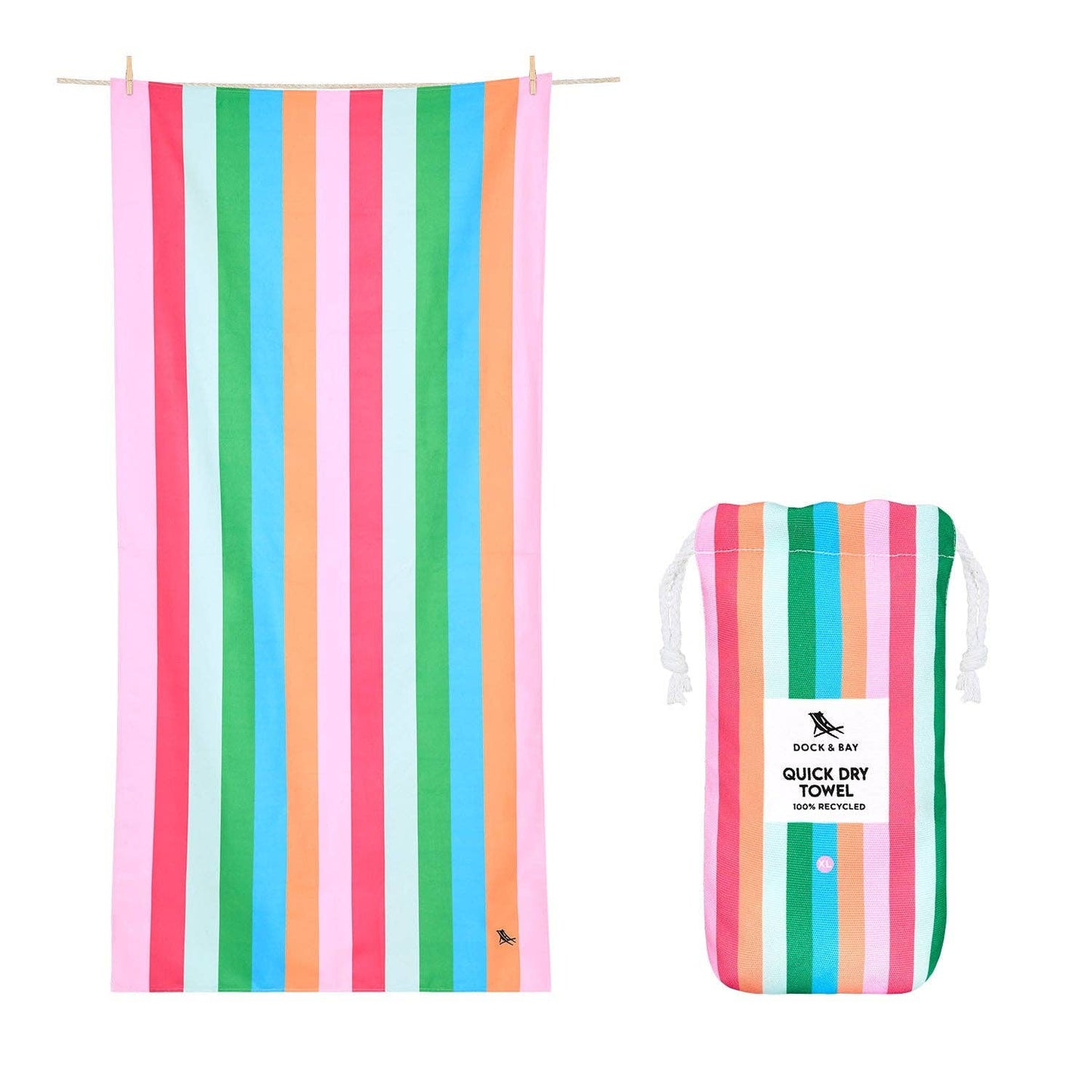 Dock & Bay Quick Dry Towel - Tutti Frutti: Large (160x90cm)