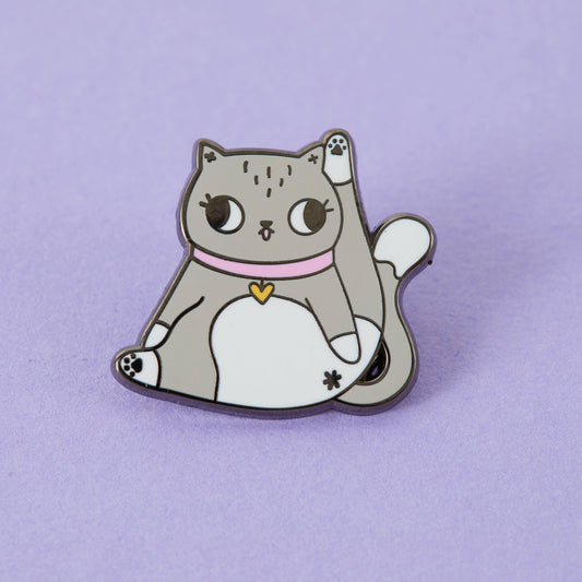 Limber Kitty Enamel Pin