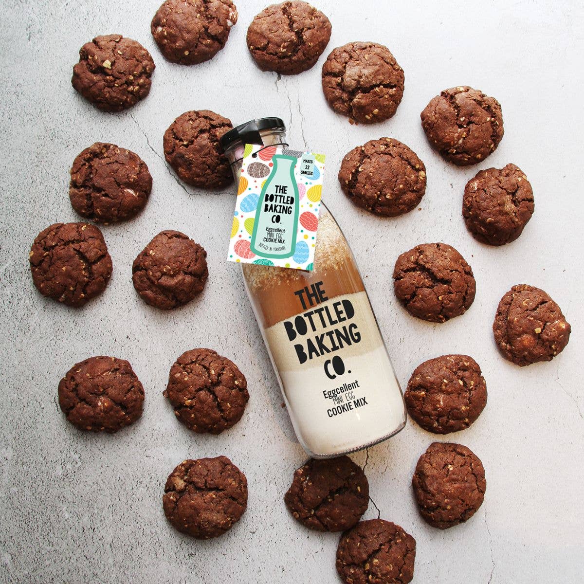 The Bottled Baking Co Mini Egg Easter Cookie Baking Mix