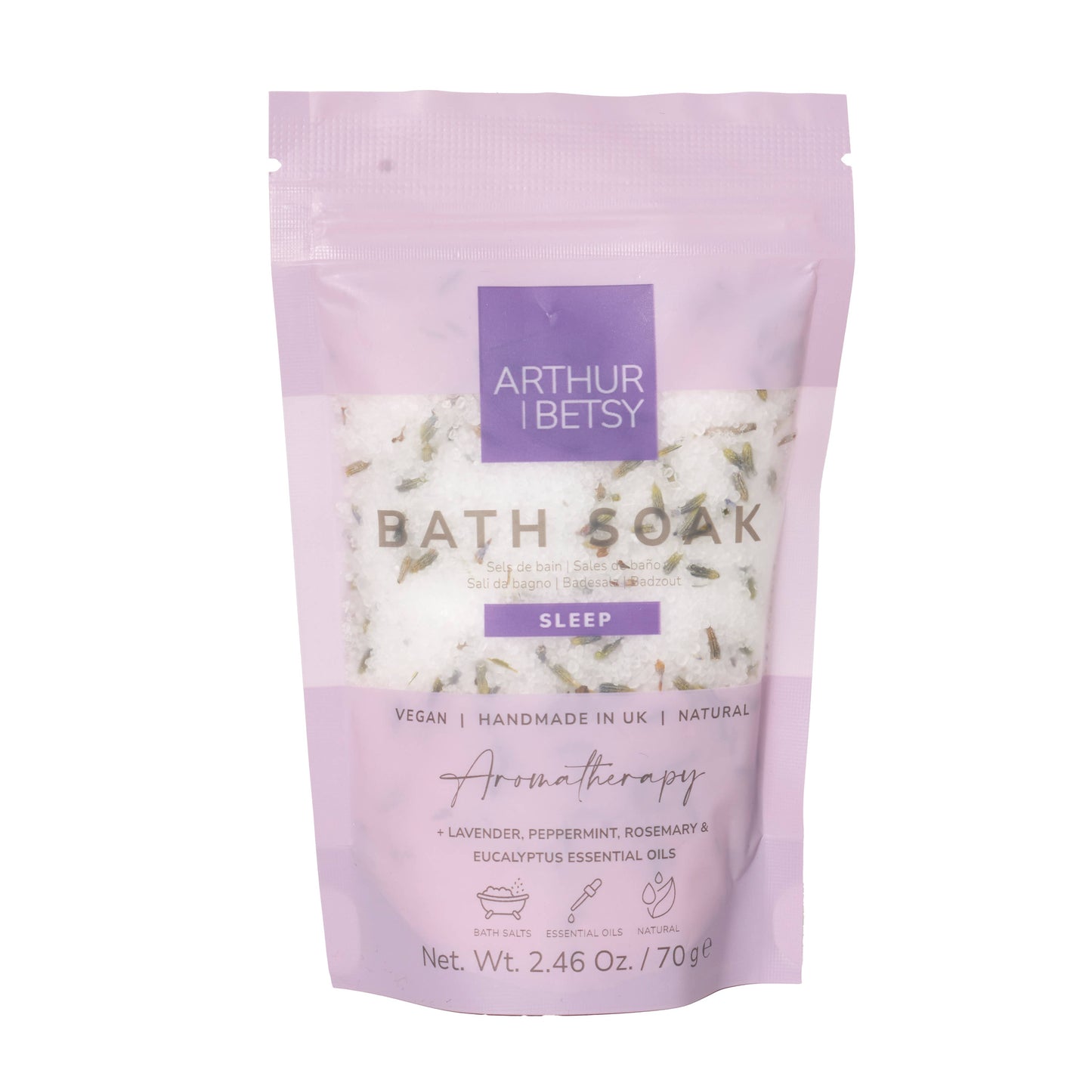 Aromatherapy Bath salts Luxury Bath soak gift Bath salts bag: Restore