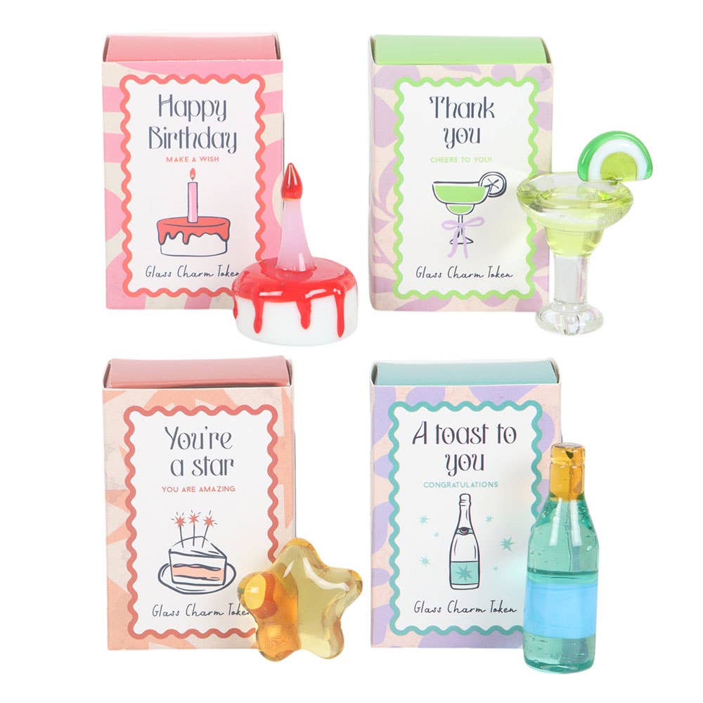 Glass Celebration Charms