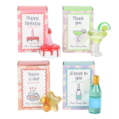 Glass Celebration Charms