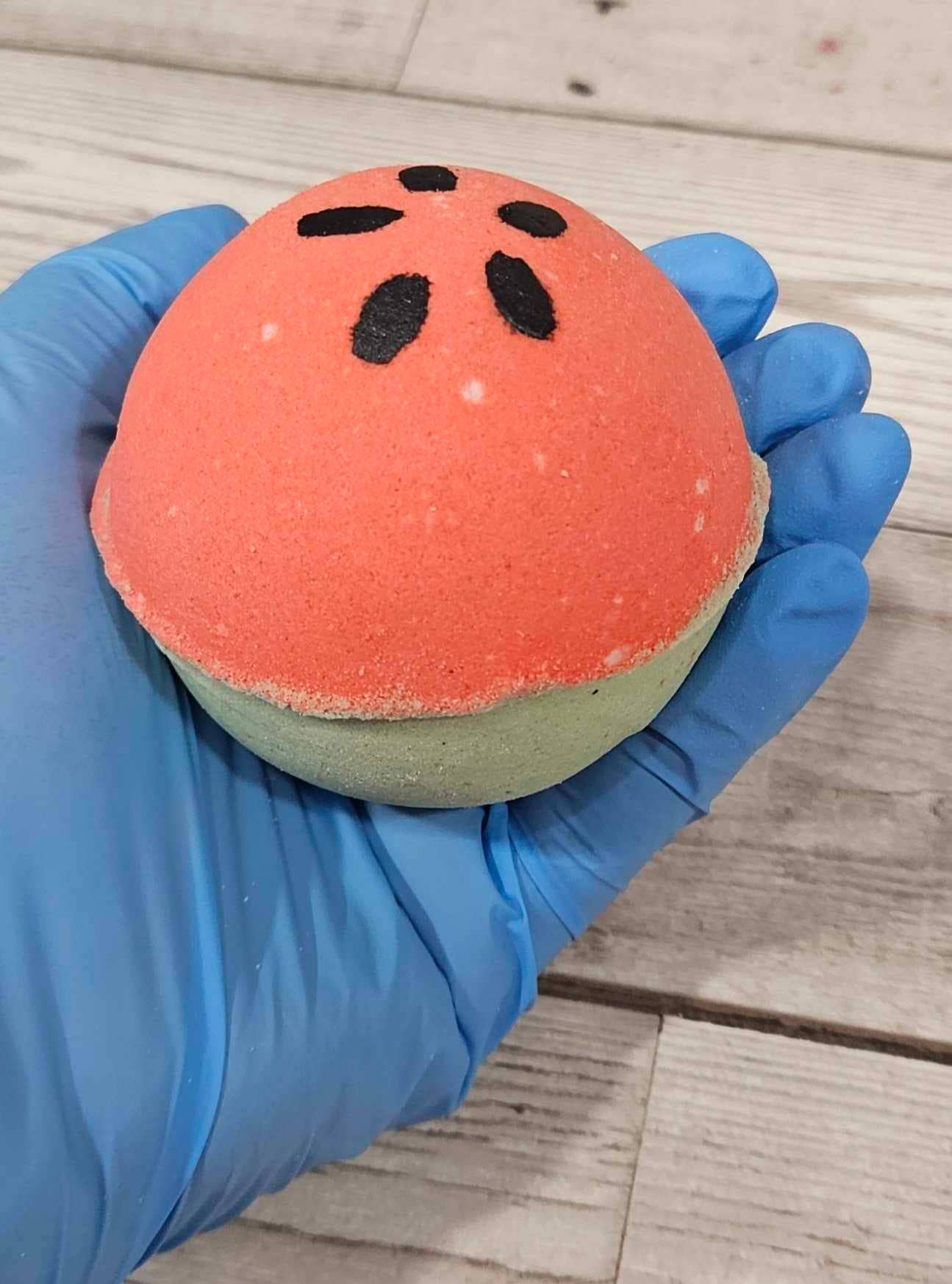 Watermelon Jumbo Round Bath Bomb-245g