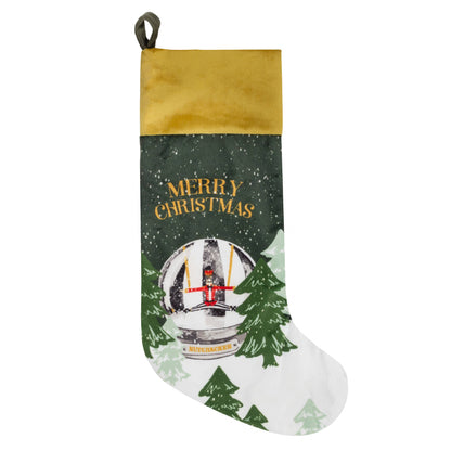 Showtime Printed Velvet Xmas Stocking
