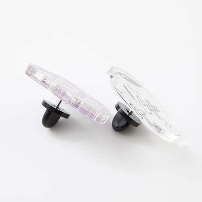 Coffee & Cake Acrylic Pin Pair