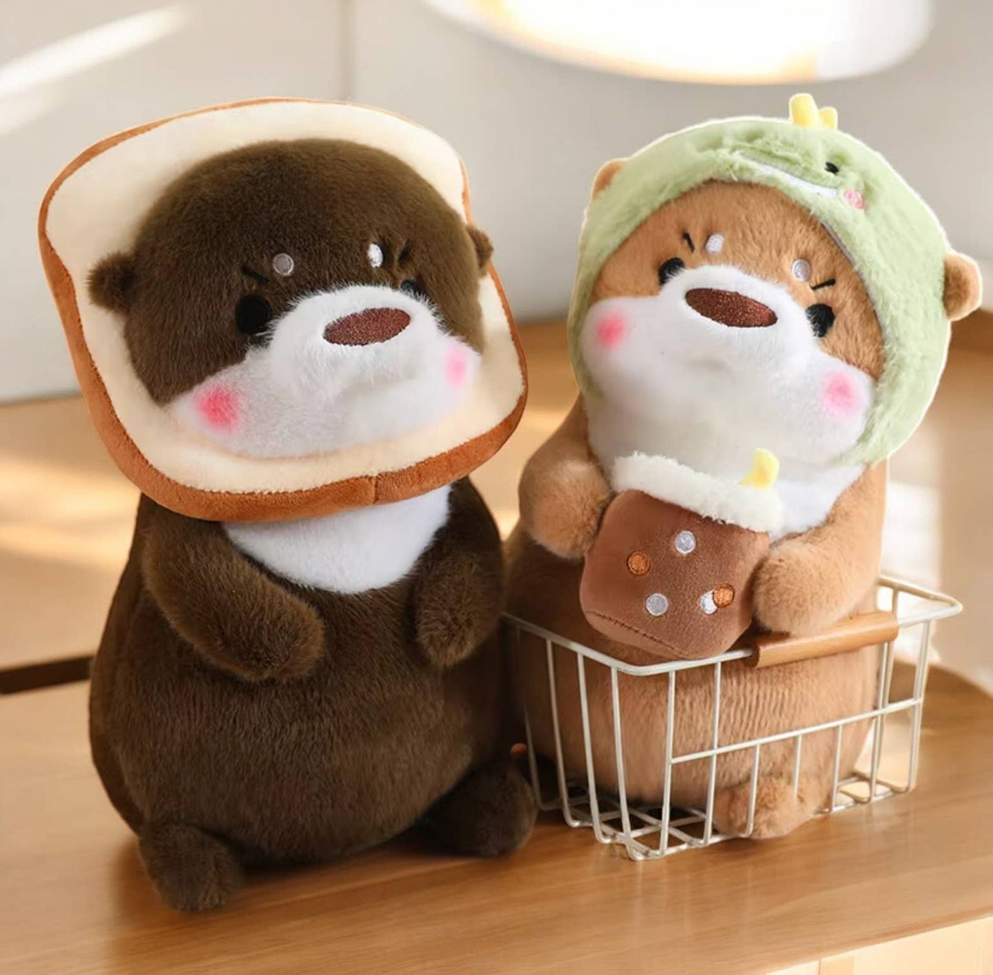 Cute Otter Stuffed Plush Toy Fish