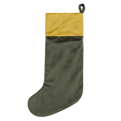 Showtime Printed Velvet Xmas Stocking